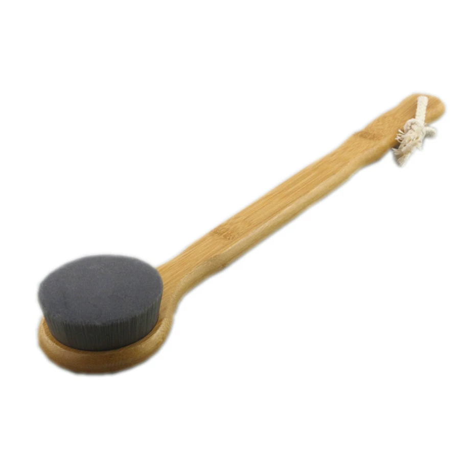 

Shower Back Scrubber Brush Scrub Bath Body Long Handled Natural Cleaning