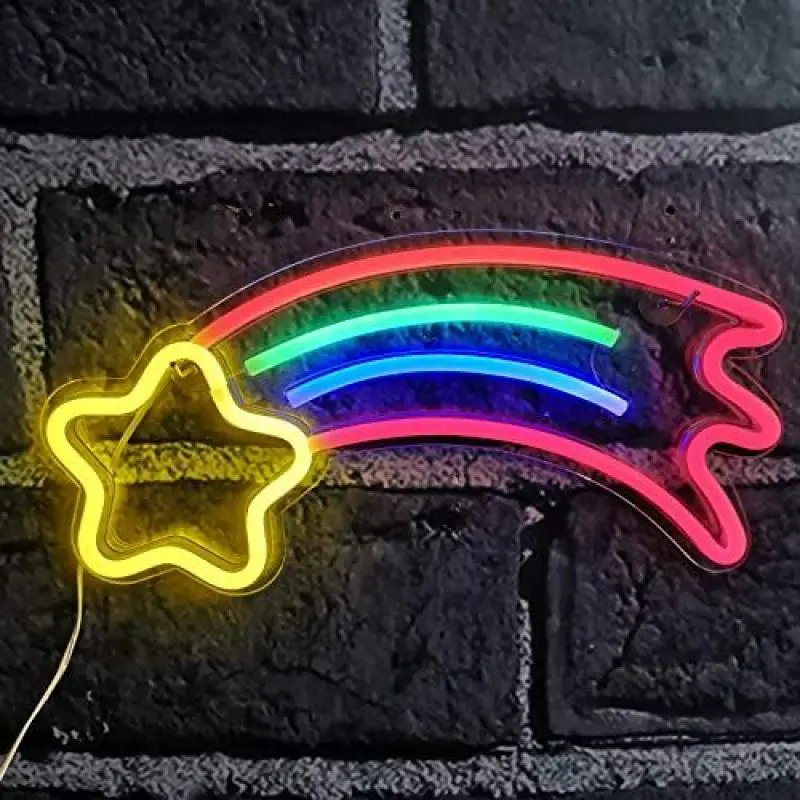 LED Neon Light Wall Hanging Sign USB powered Wall Decoration For Home Party Holiday Decor