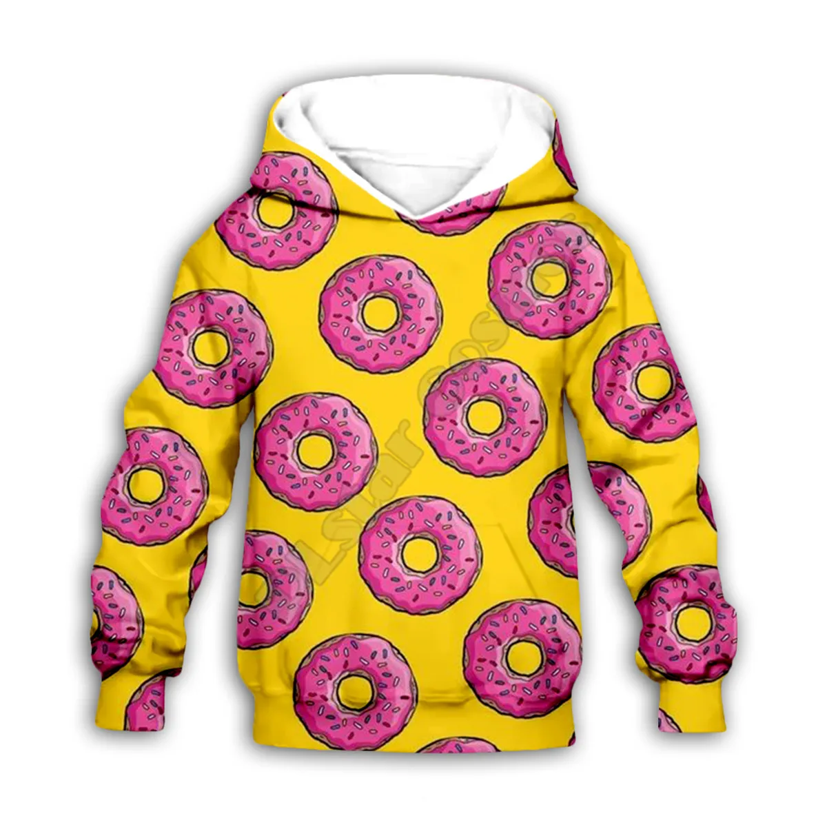 Donut 3d printed Hoodies family suit tshirt zipper Pullover Kids Suit Sweatshirt Tracksuit/Pant