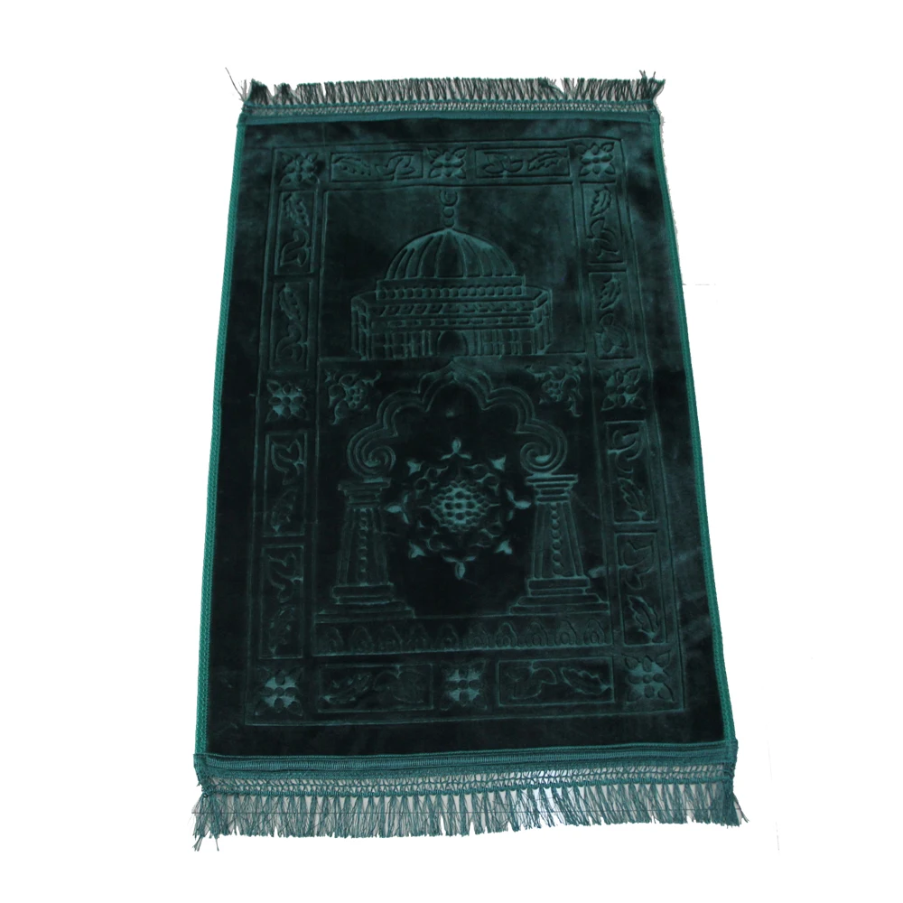 Islam prayer mat muslim prayer mat rug portable foldable arabic sejadah rug carpet tapis de priere Islam Plush Fabric Mats