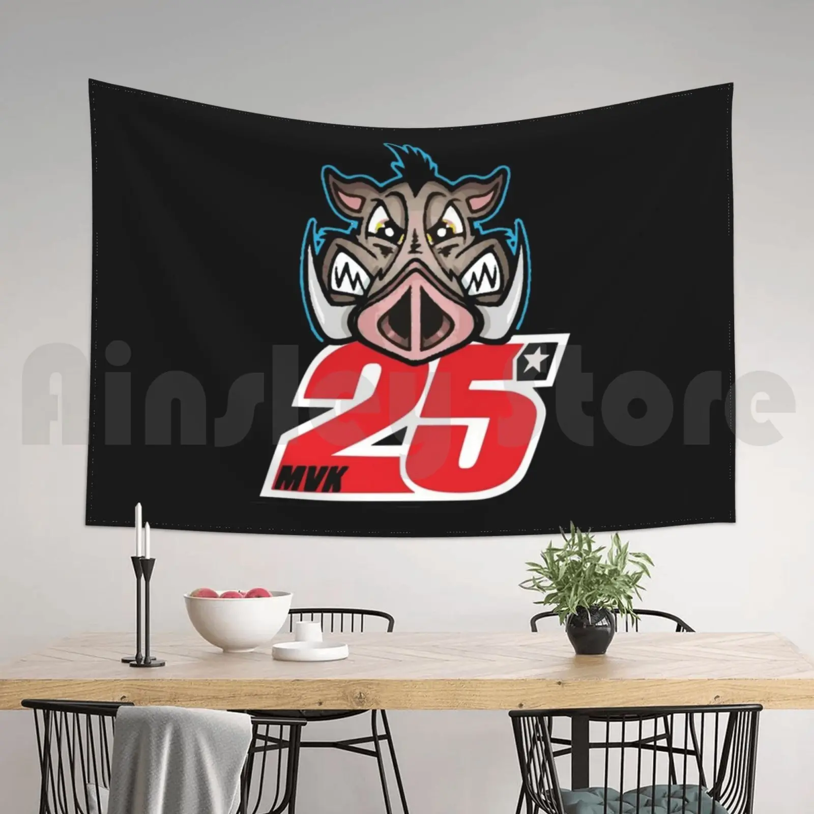 مافريك الخنزير Vinales 25 نسيج غرفة المعيشة غرفة نوم Vinales 25 مافريك مافريك Vinales Vi ؟ أليس Mvk Mvk25 #6