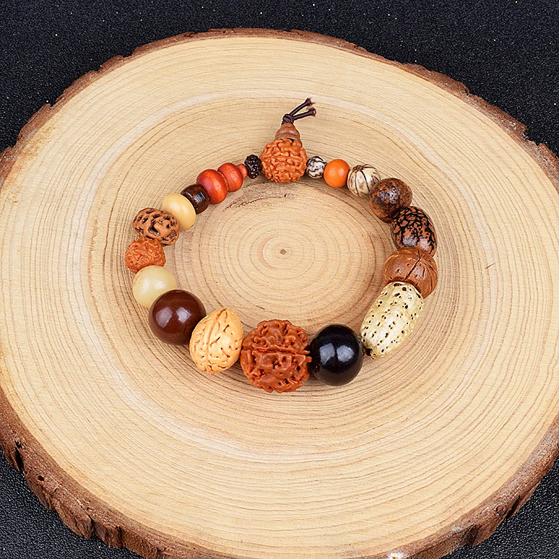 Nature Bodhi 18 Style Beads Bracelets for Women Fashion Rudraksha Bracelets Men New Religious Buddha Meditation Buddhism Jewelry