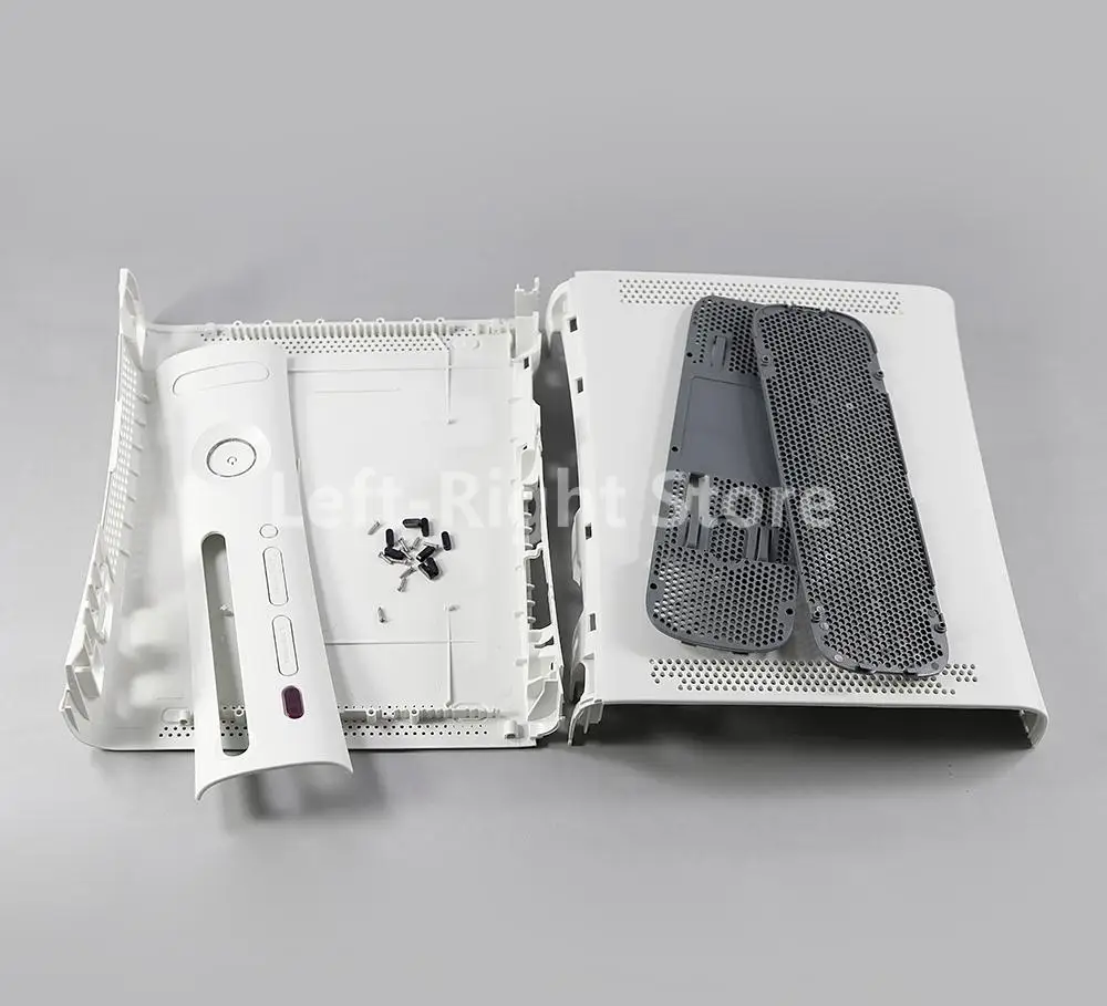 1 مجموعة الإسكان الكامل ل XBOX360 الدهون وحدة التحكم أسود أبيض اللون ل XBOX 360 الدهون وحدة التحكم الإسكان البيت قذيفة