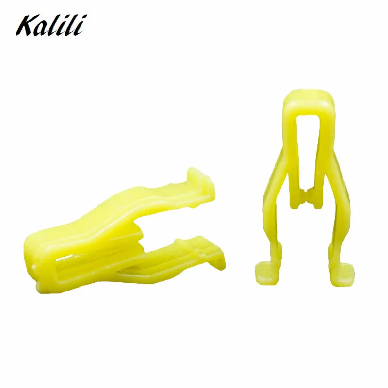 30PCS Auto Instrument U-type snaps Car audio CD DVD navigation panel buckle center console dashboard yellow plastic clip