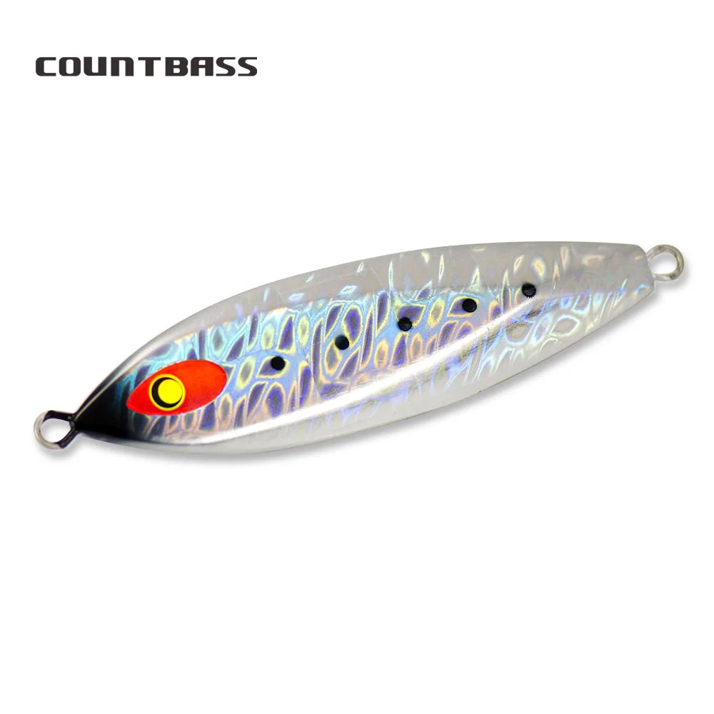 

190g 6.7oz Countbass Slow Jerking and Long Falling Jigs Wobbling Action Metal Jigging Fishing Lures for Saltwater