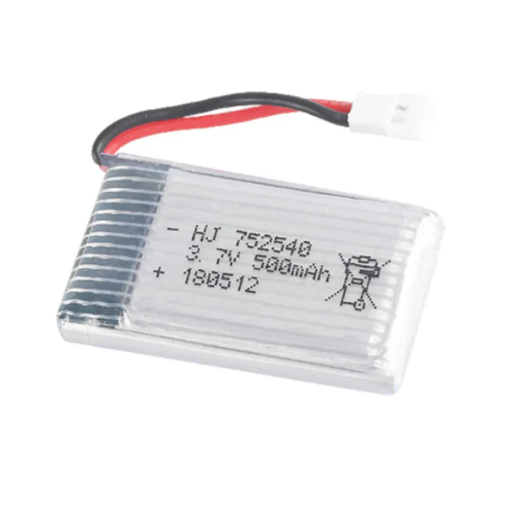 3.7V 500mAh Lipo Battery For Syma X5C X5C-1 X5 X5SW M68 CX-30 H5C RC Quadrocopter Parts 3.7v 752540 Battery and Charger Set