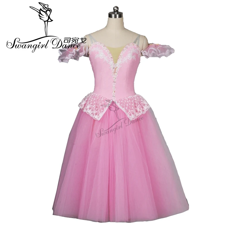 Adult pink peach romantic ballet tutu dress girls giselle ballet dress professional BT8903