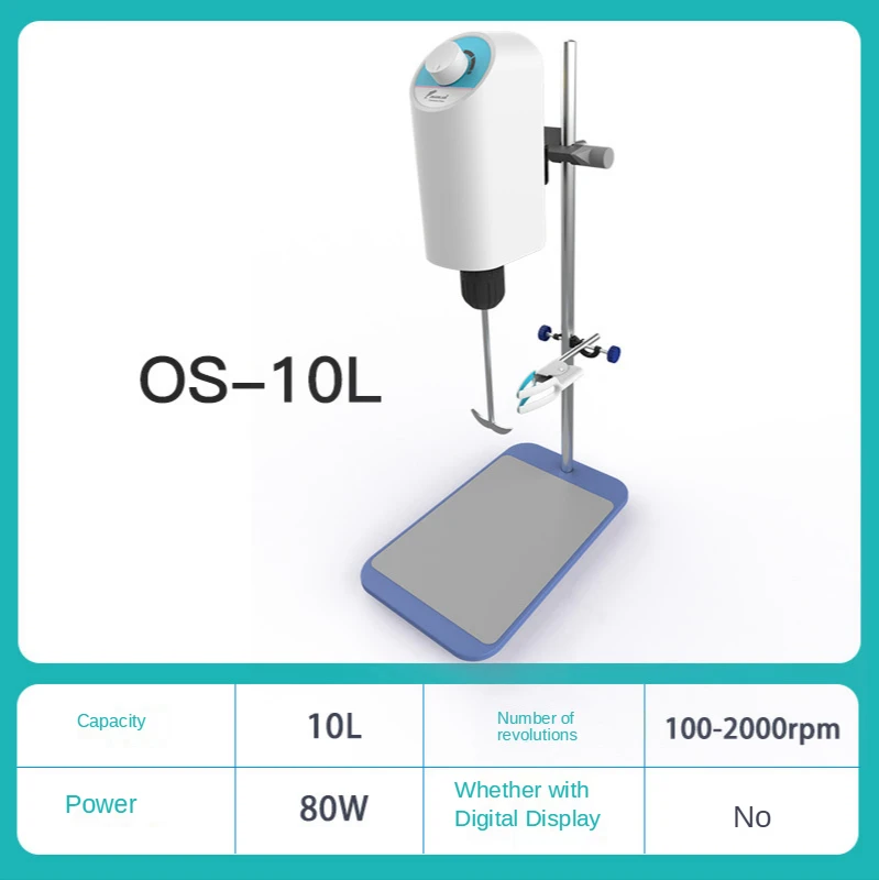 OS-10L / OSC-10L Laboratory Mixer Small High Power Constant Speed Digital Display Precision Electric Mixer