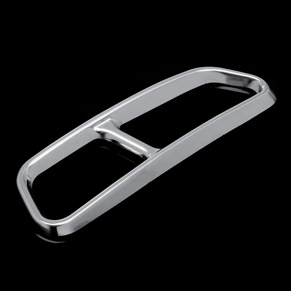 Für Audi A6 A7 C7 2016-2018 Auto Hinten Auspuff Endrohr Abdeckung Trim Schalldämpfer Hohe Qualität Schwarz 2 Teile/satz Edelstahl – Detail 3