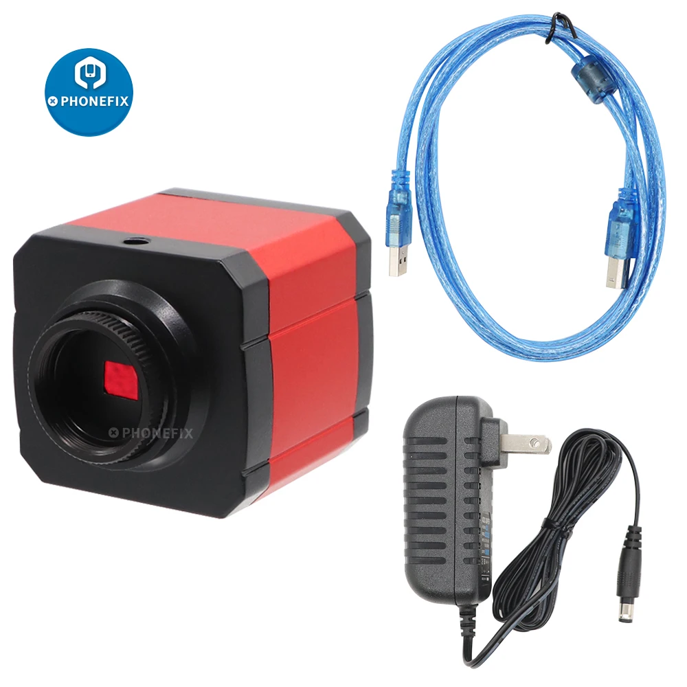 Imagem -05 - Microscópio Industrial Digital Full hd 30fps 2k 2mp Hdmi Usb Eletrônico para Reparo de Solda Chip ic Cpu Telefone