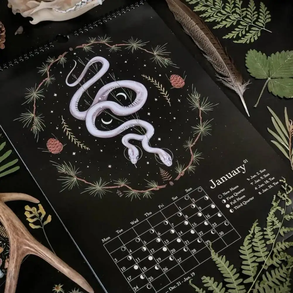 Calendario de pared Lunar 2022, resistente al agua, para oficina y hogar, 2022