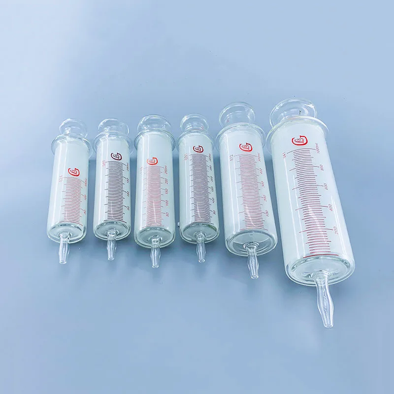 150ml/200ml/250ml/300ml/500ml/1000ml All Glass Syringes Large sausage device Glass sample extractor Glass Injector large caliber