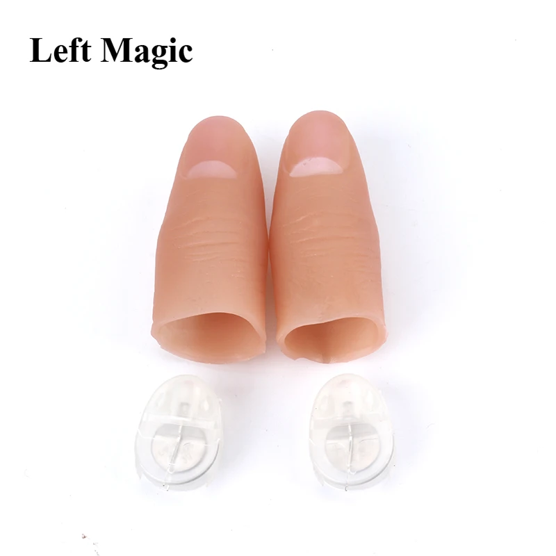 Fantasy Flame Include 2 Pcs Thumbs Led Light Magic Tricks Blow & Beat To Control Light Up Magic Props Professional Magician