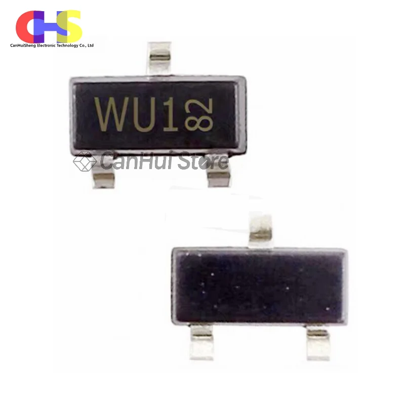 20PCS PESD5V2S2UT WU1  SOT23-3 SMD Triode New Original