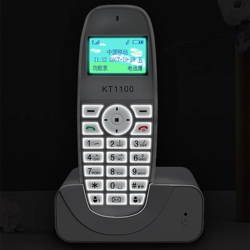 KT1100 Wireless Landline GSM fixed wireless card phone 2G/3G/4G landline mobile phone mobile fixed wireless handheld phone