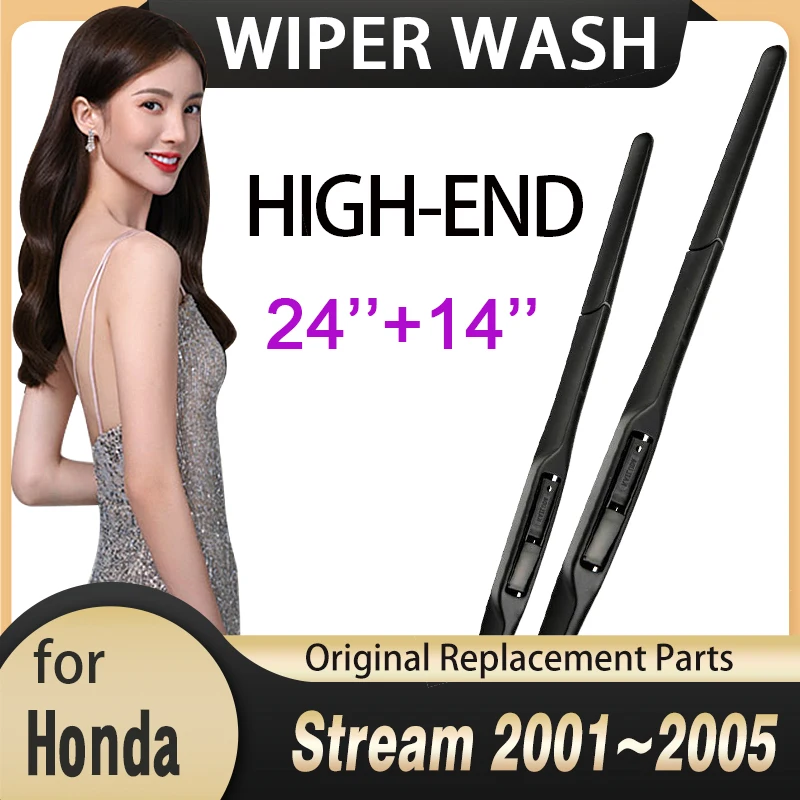 

Car Wiper Blade for Honda Stream 2001 2002 2003 2004 2005 Front Windshield Wipers Car Accessories RN1 RN2 RN3 RN4 RN5