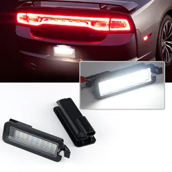 2PCS White Led License Plate Light Led Canbus Auto Tail Light White LED Bulbs Number For Dodge Charger Challenger Chrysler 300