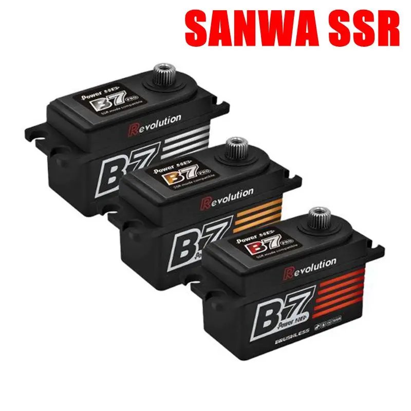 

Power HD B7 Revolution PRO SANWA SSR low profile brushless servo 13KG 0.055sec steel Servo Steering gear D5S D5M MST RRX