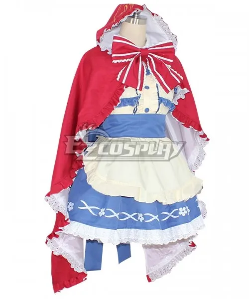 Love Live! Lovelive! Fairy Tale Little Red Riding Hood Nico Yazawa Girls Dress Party Halloween Dress Festival Cosplay Costume E0