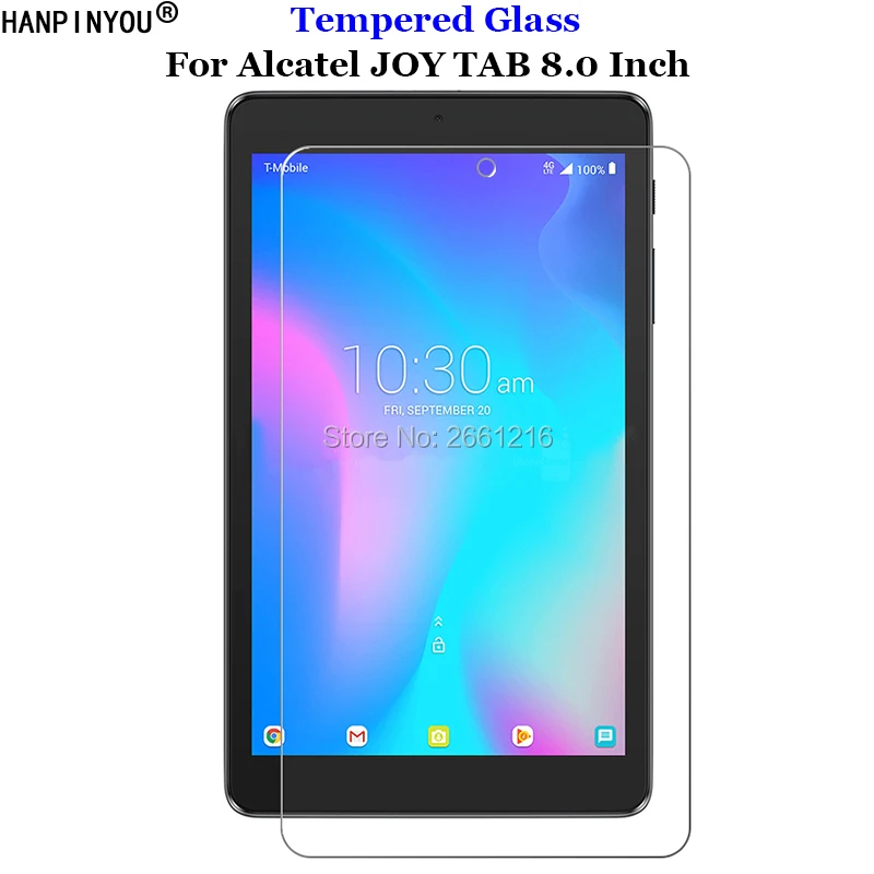 For Alcatel Joy Tab / Kids Tablet Tempered Glass 9H 2.5D Premium Screen Protector Film Guard For Alcatel 3T 8.0 Inch