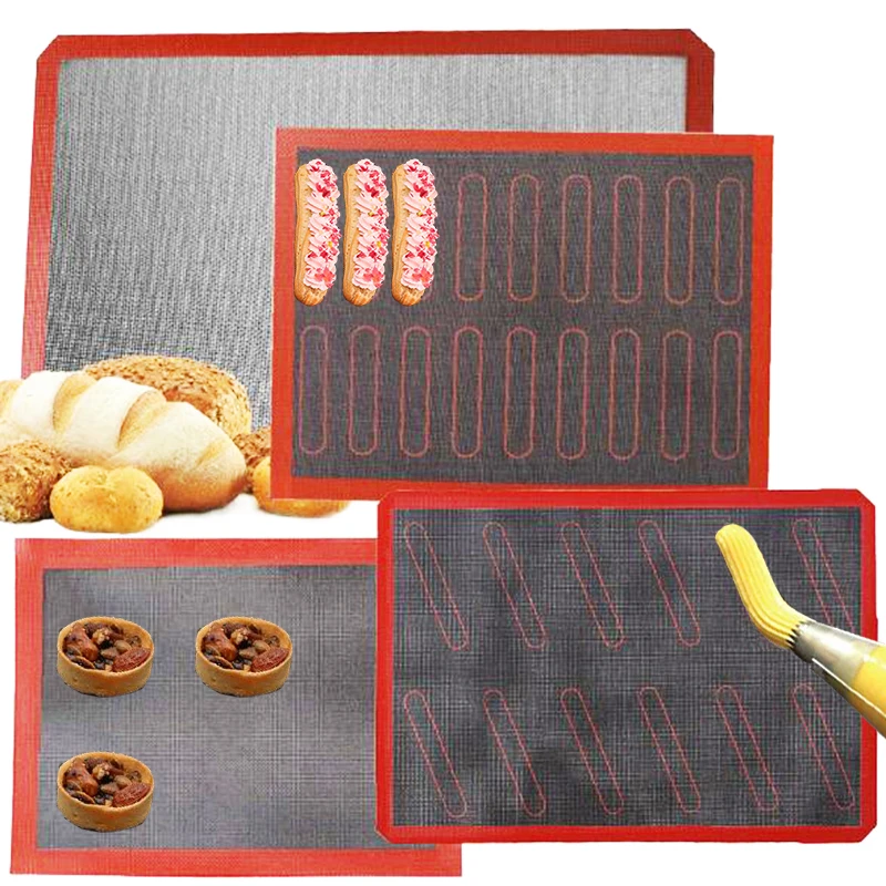 Perforated Silicone Baking Mat Non-Stick High Temperature Resistant Cookie Bread Baking Mat Oven Microwave Kitchen Baking Tools