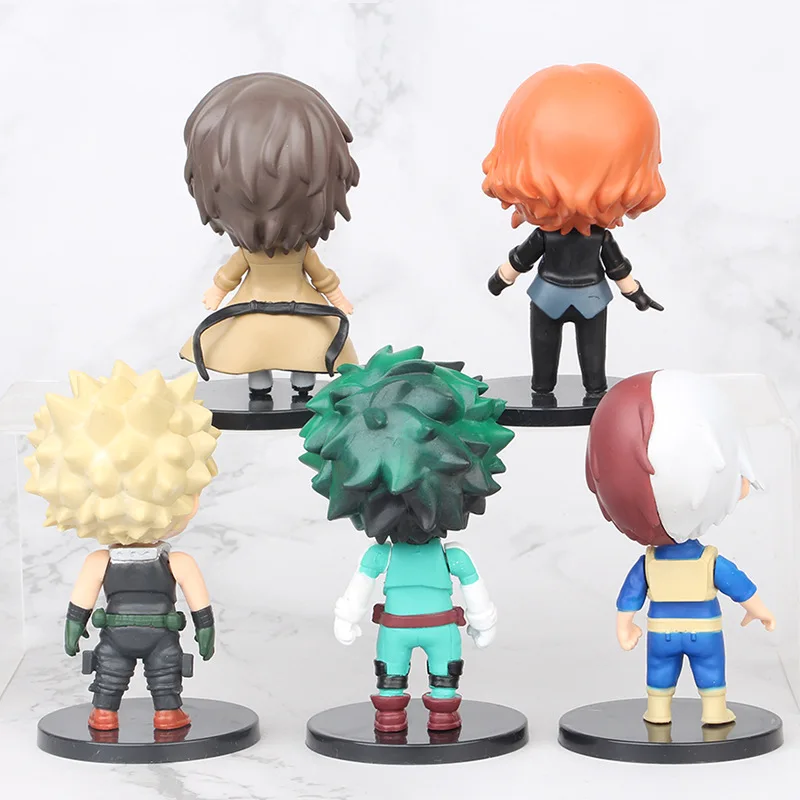 1Set My Hero Academia figura Midoriya Izuku Bakugou Katsuki Shoto Todoroki Bungo Stray Dog Boku No Hero Academia Figure Toys