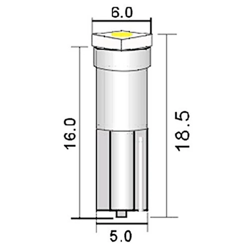 50Pcs T5 5050 1SMD 24V White Blubs Wedge Dashboard LED Lights Bulbs Car Lnstrument Indicator AC Lamp Auto Interior Accessories