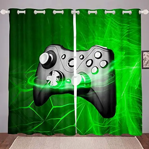 

3D Printing Window Curtains Gamepad Modern Living Room Decoration for Bedroom Home Decor Blackout Curtains Curtain Living