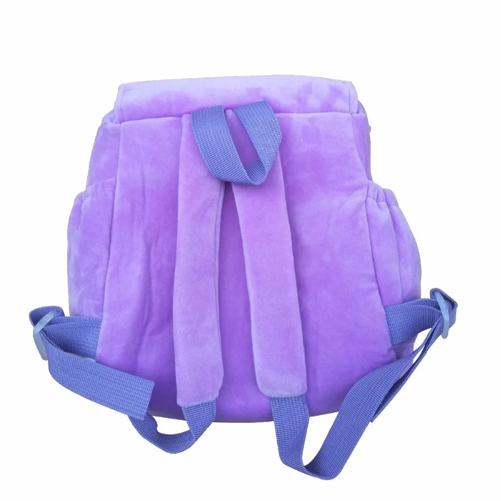 Dora Explorer Backpack Rescue Bag with Map,Pre-Kindergarten Toys Purple Xmas Girls Back to School Gifts