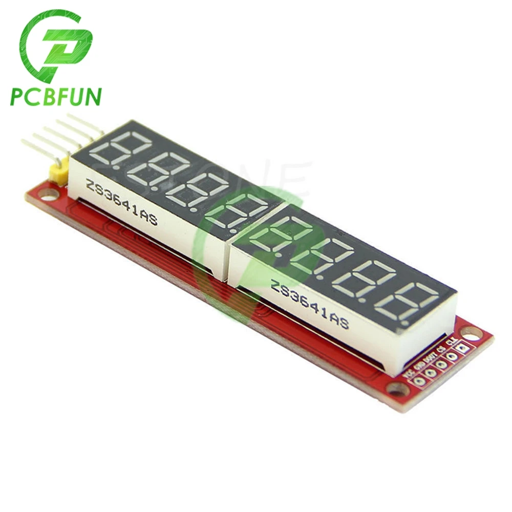 Rosso MAX a 72198 Bit Display A LED Modulo Tubo Digitale per Arduino SPI controllo MAX72198 Bit Display A LED Modulo Tubo Digitale