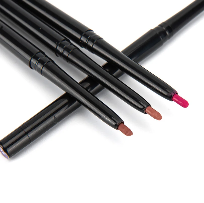 Retractable Lip Liner สูงสีและสีครีม Slim Twist Up Smudge Proof สูตร