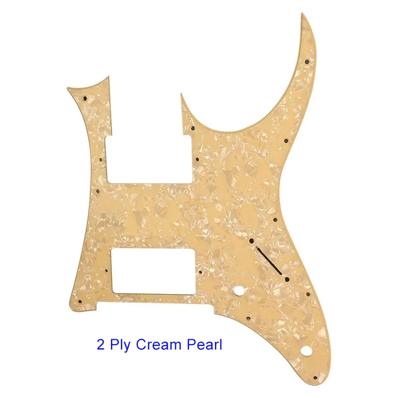 Xinyue Guitar Parts For 10 Hole Screws MIJ Ibanez RG350DX Guitar Pickguard Humbucker HH Pickup Scratch Plate,Many Colors