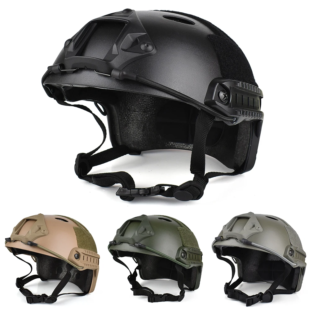 Tactical Airsoft FAST Helmet Military BB Gun Rifle CS Shooting Paintball PJ Simple Version Helmet Hunting Wargame Combat Helmet