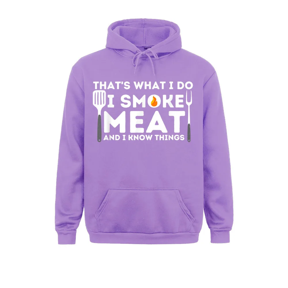 Designer I Smoke Meat And I Know Things BBQ Smoker Barbecue Grilling 3D Printed Sweatshirts Hoodies Long Sleeve Clothes