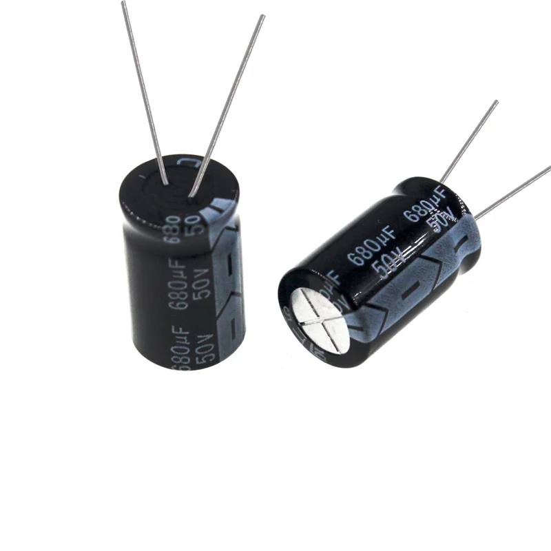 5pcs 680uF 50V 680MFD 50WV 13*20mm Aluminum Electrolytic Capacitor Radial 680mf50v 680uf50v 50v680mf 50v680uf