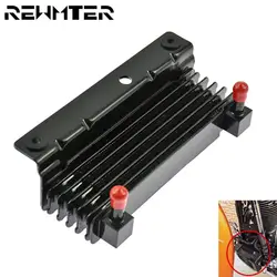 Motorcycle Oil Cooler Adapter Radiator Water Tank For Harley Touring 2009-2016 Road King Road Electra Street Glide FLHR FLHTC
