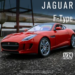 WELLY 1:24 JAGUAR F-Type Coupe Alloy Car Model Diecasts & Toy Vehicles Collect Car Toy Boy Birthday gifts