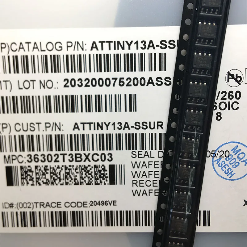 

10 шт. ATTINY13A-SSU ATTINY13A поставка микросхемы усилителя MCU на складе