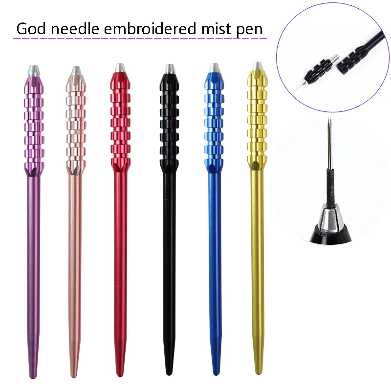 5pcs 6 Color choice Multiple selectivity Eyebrow Tattoo Microblading Pen Permanent Makeup Needles pen