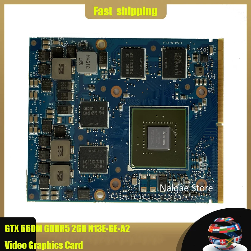 GTX 660M GTX660M 2GB GDDR5 Graphics VGA Video Card GTX 260M 460M upgrade For Dell ALIENWARE M17x R4 M18x R2 M15X M17X R3 R4