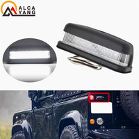 1Pcs License Plate Light For Land Rover Land Rover Series Defender 90/110 LED Light For Car License Number Plate Light Lamp