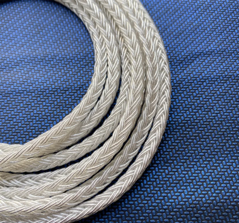

16 share single crystal copper silver plated wire 400 core OD:4.5MM 3meters/10meters