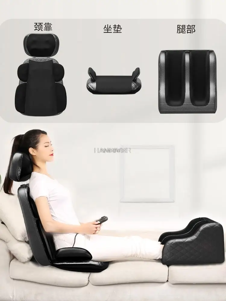 Cervical spine massager neck lumbar back massage chair cushion cushion for leaning on of whole body multi-purpose hot compress