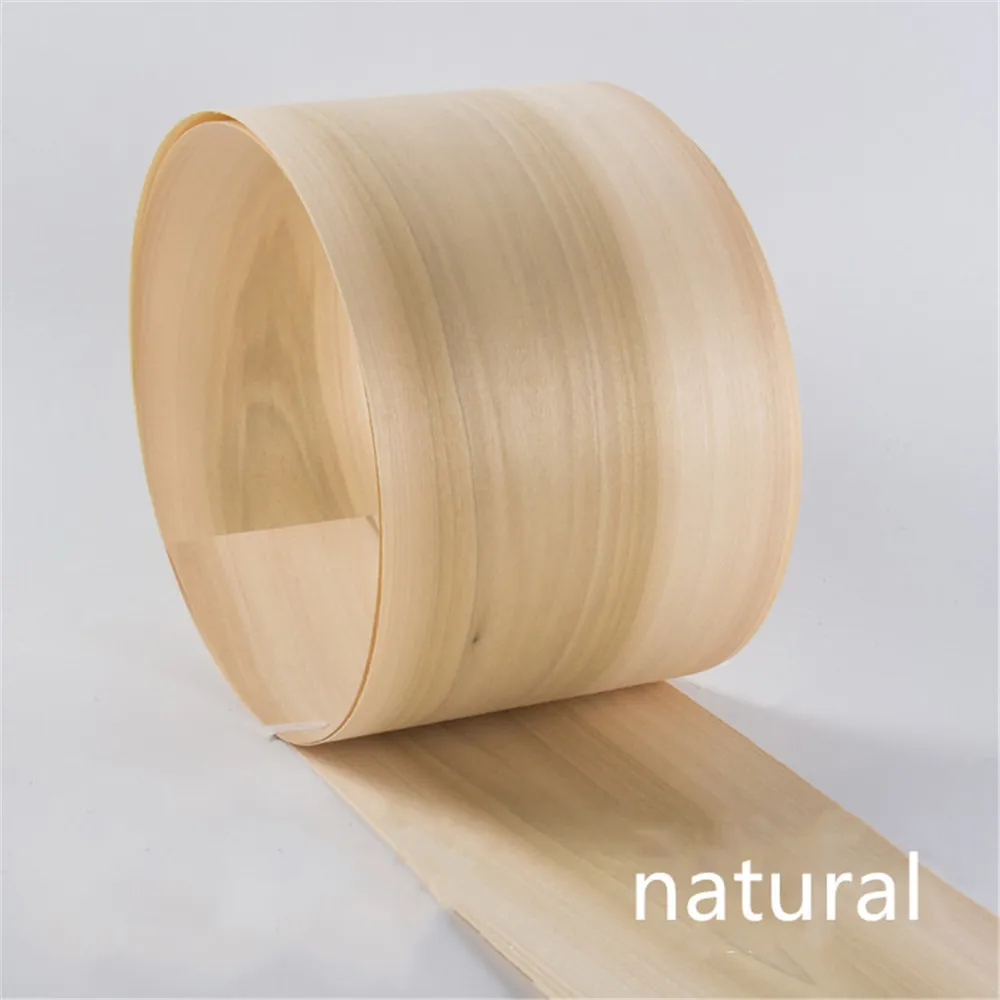 

2x Natural Wood Veneer Buxus Sinica Two-tone for Furniture about 15cm x 2.5m 0.4mm Thick C/C