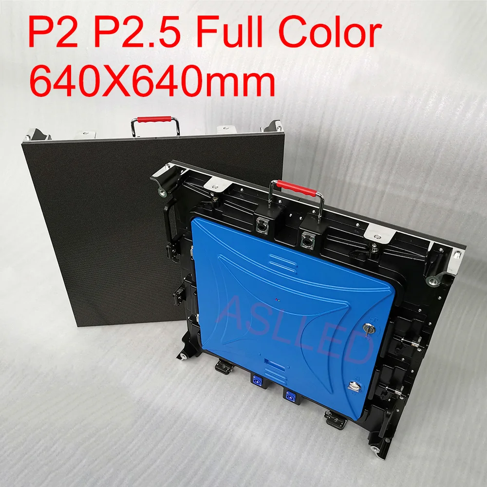 

Indoor Stage Rental P2.5 LED Display Case 640X640mm Die-Cast Aluminum Cabinet P2 HD LED Wall Panel Ali Express Free Shipping