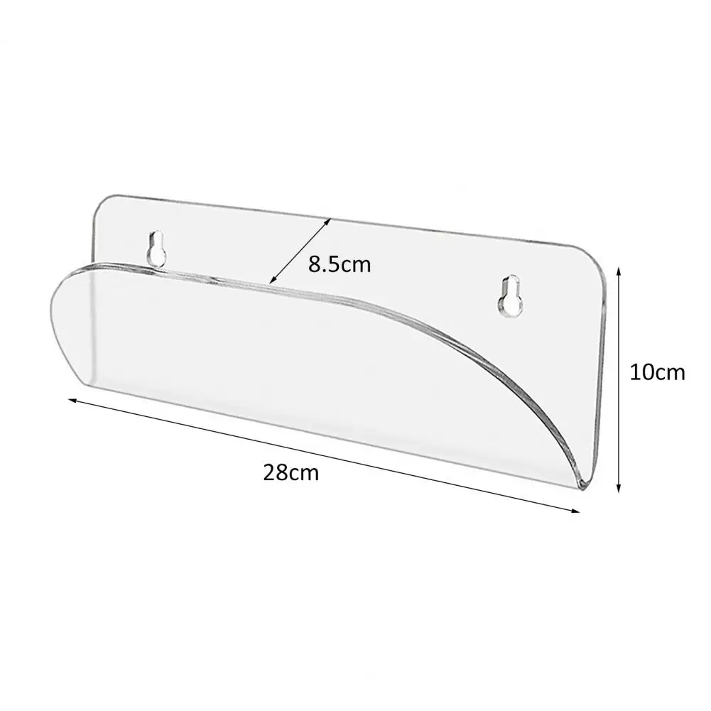 Support mural en acrylique pour planche à roulettes, fixation étanche, installation facile, présentoir pour Snowboard, 1 ensemble