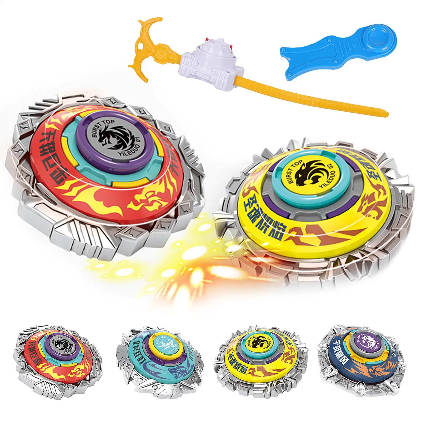 Gyro Toy Beyblade Burst Takara Tomy Gyro Set Defensive Children's Fighting Game With Launcher Toys Boys Gifts Beyblade Burst