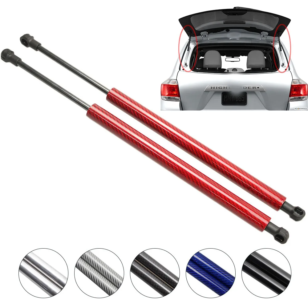 Damper for Toyota Highlander Sport Utility 2007-2013 Rear Window Glass carbon fiber Gas Struts Shock Spring Lift Supports 417mm