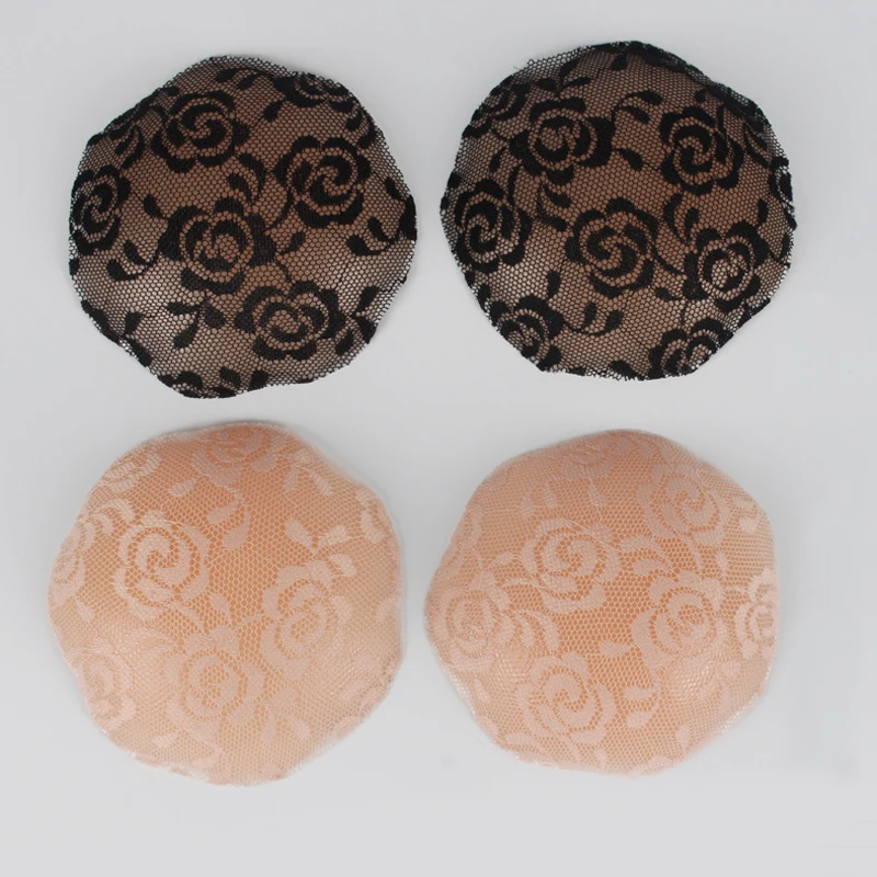 

1Pairs Sexy Lace Silicone Breast Petals Nipple Cover Stickers Invisible Bra Pasties Pad Push Up Stick on Bra Accessories