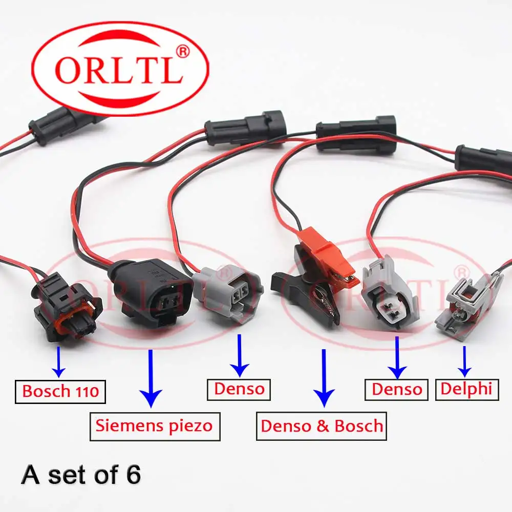 ORLTL Auto Engine Diesel Injector Tester CRI800 Injector small piezoelectric tester connector injector detection harness